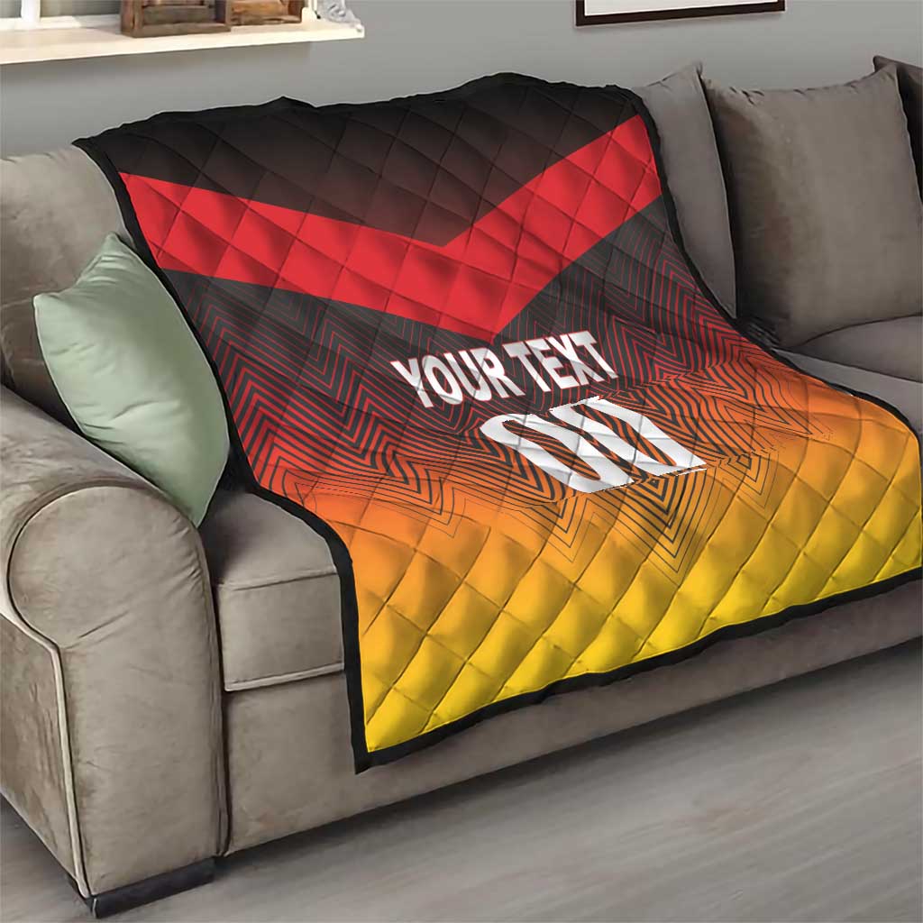 Custom Germany Football Quilt Special Flag Style - Wonder Print Shop