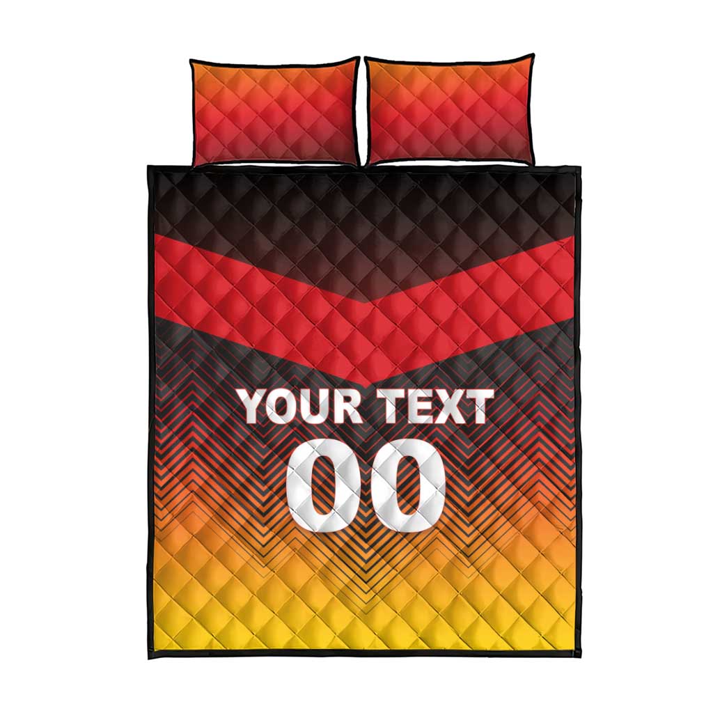 Custom Germany Football Quilt Bed Set Special Flag Style - Wonder Print Shop