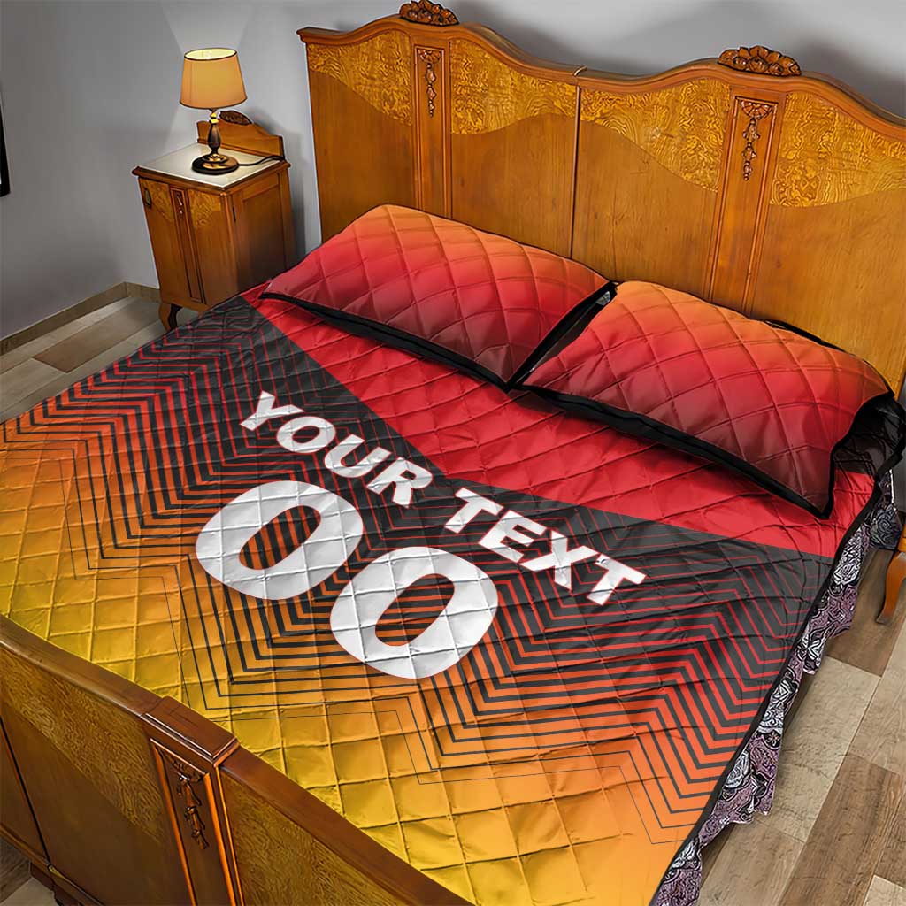 Custom Germany Football Quilt Bed Set Special Flag Style - Wonder Print Shop