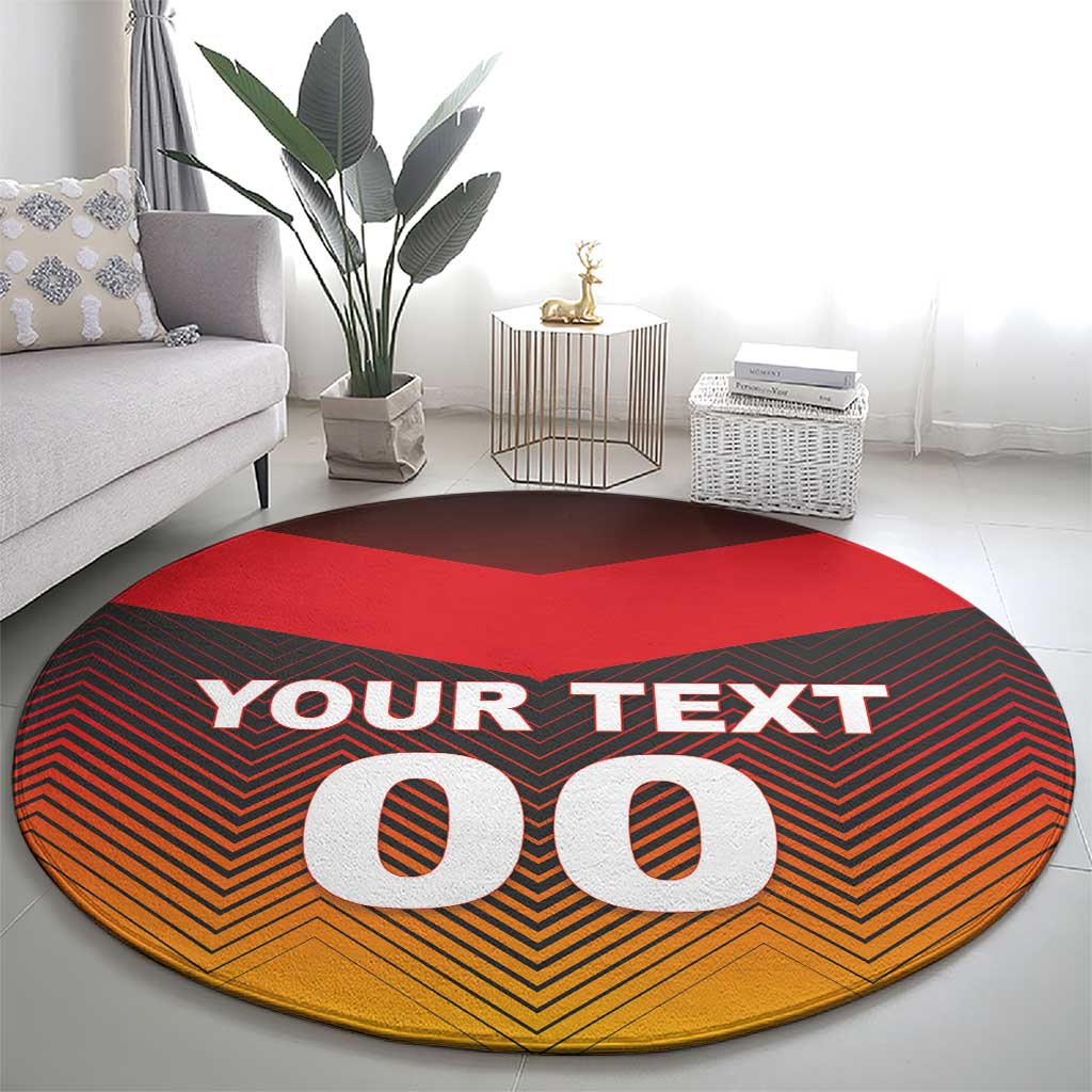 Custom Germany Football Round Carpet Special Flag Style