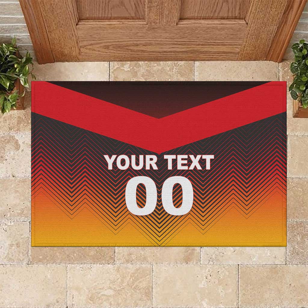 Custom Germany Football Rubber Doormat Special Flag Style - Wonder Print Shop