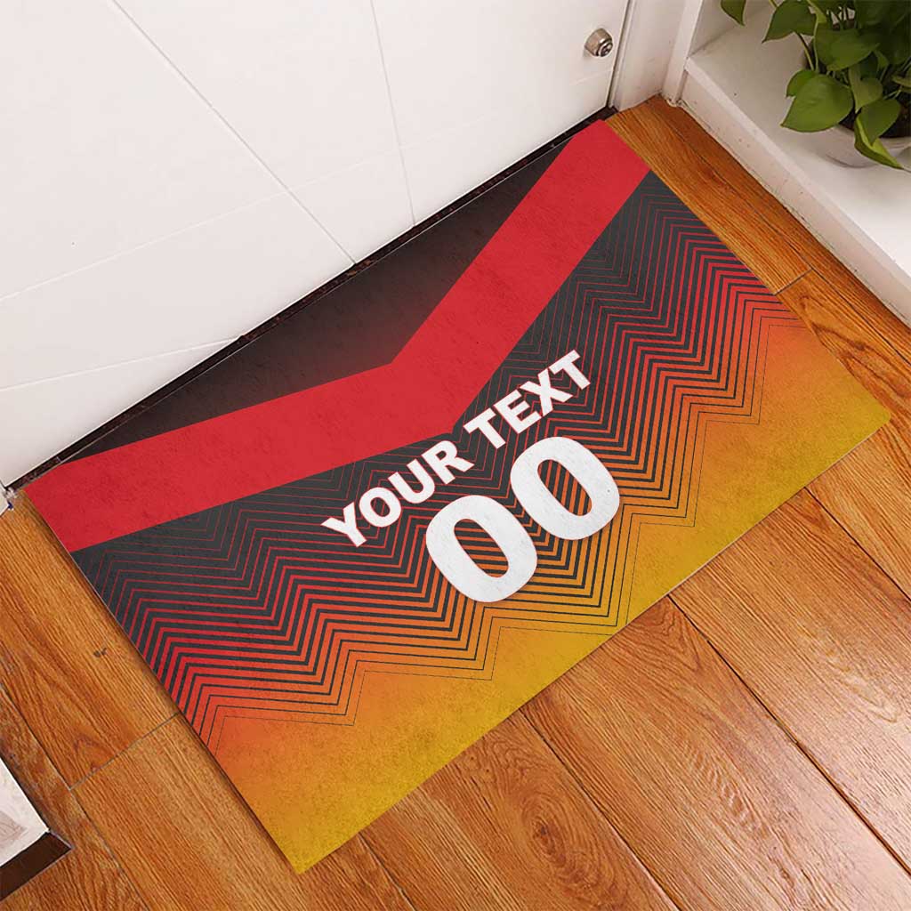 Custom Germany Football Rubber Doormat Special Flag Style - Wonder Print Shop
