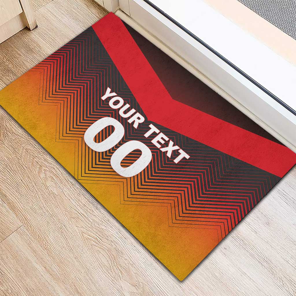 Custom Germany Football Rubber Doormat Special Flag Style - Wonder Print Shop