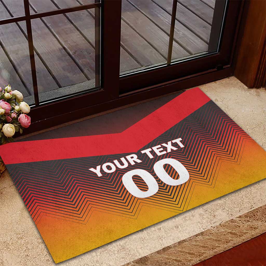 Custom Germany Football Rubber Doormat Special Flag Style - Wonder Print Shop