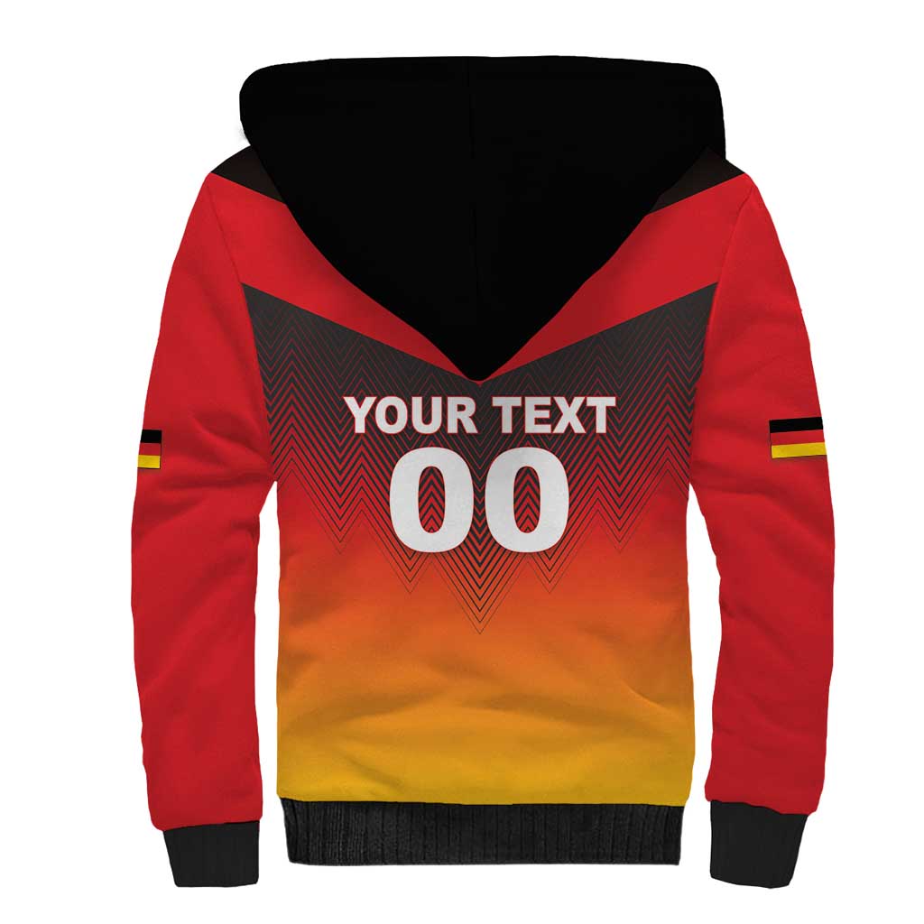 Custom Germany Football Sherpa Hoodie Special Flag Style - Wonder Print Shop