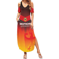 Custom Germany Football Summer Maxi Dress Special Flag Style - Wonder Print Shop