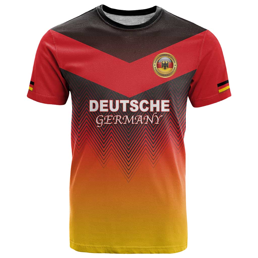 Custom Germany Football T Shirt Special Flag Style - Wonder Print Shop