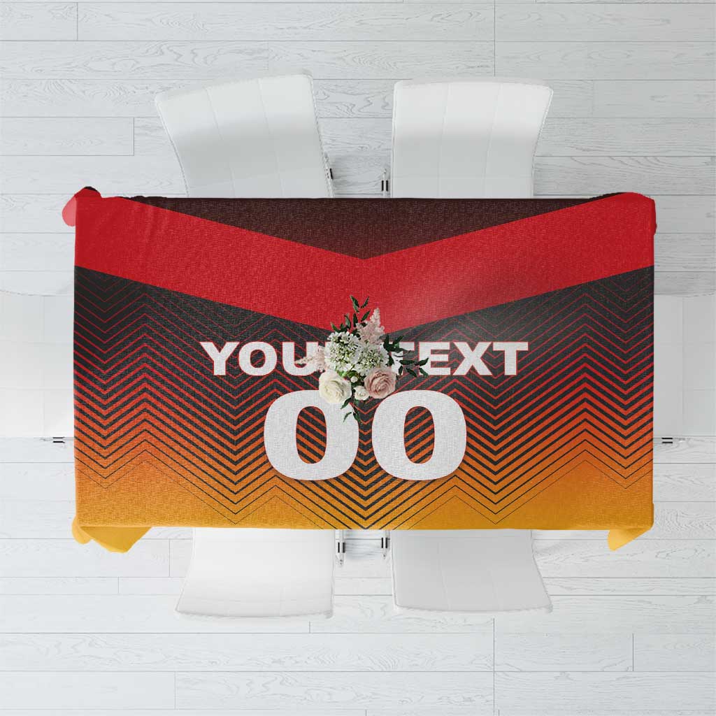 Custom Germany Football Tablecloth Special Flag Style - Wonder Print Shop