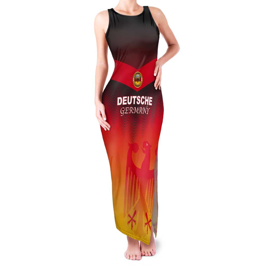 Custom Germany Football Tank Maxi Dress Special Flag Style - Wonder Print Shop