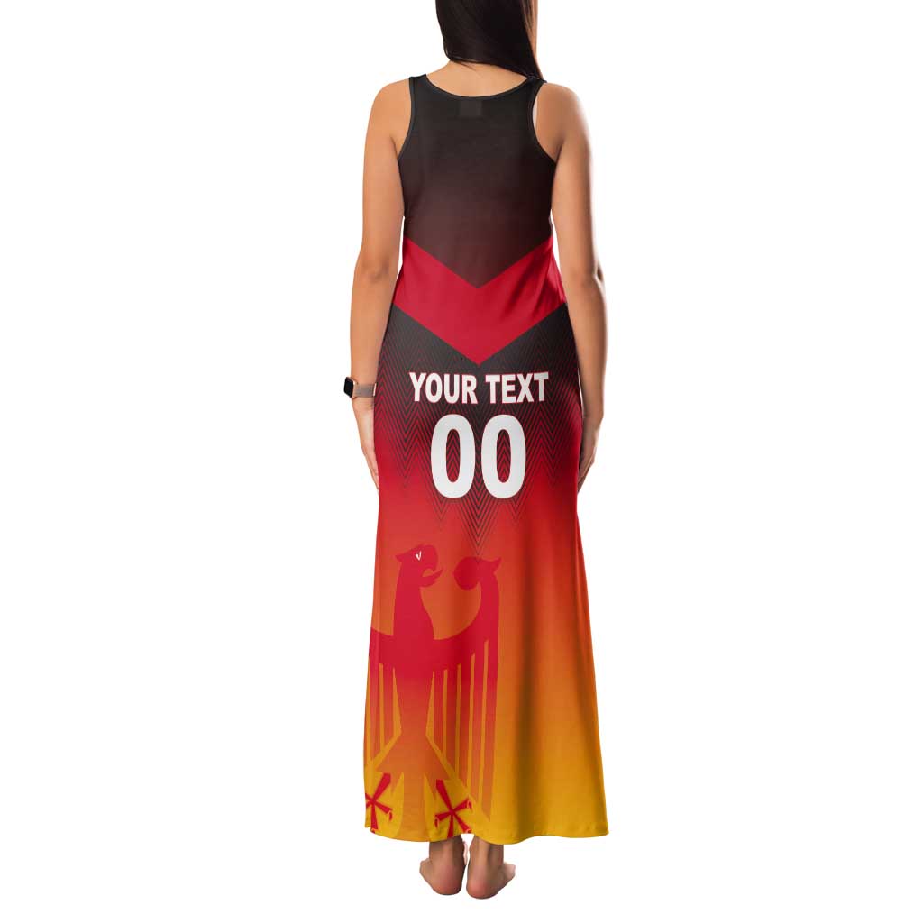 Custom Germany Football Tank Maxi Dress Special Flag Style - Wonder Print Shop