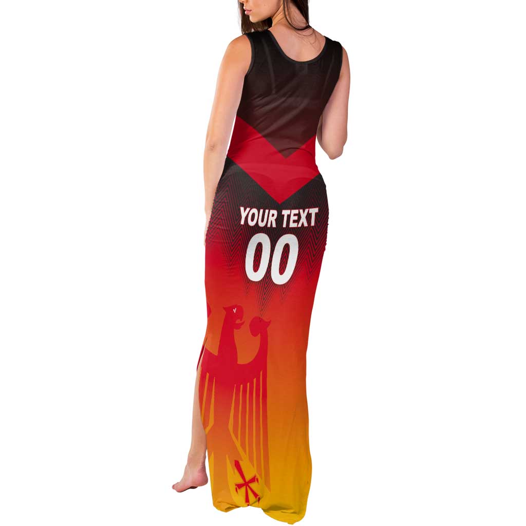 Custom Germany Football Tank Maxi Dress Special Flag Style - Wonder Print Shop