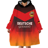 Custom Germany Football Wearable Blanket Hoodie Special Flag Style - Wonder Print Shop