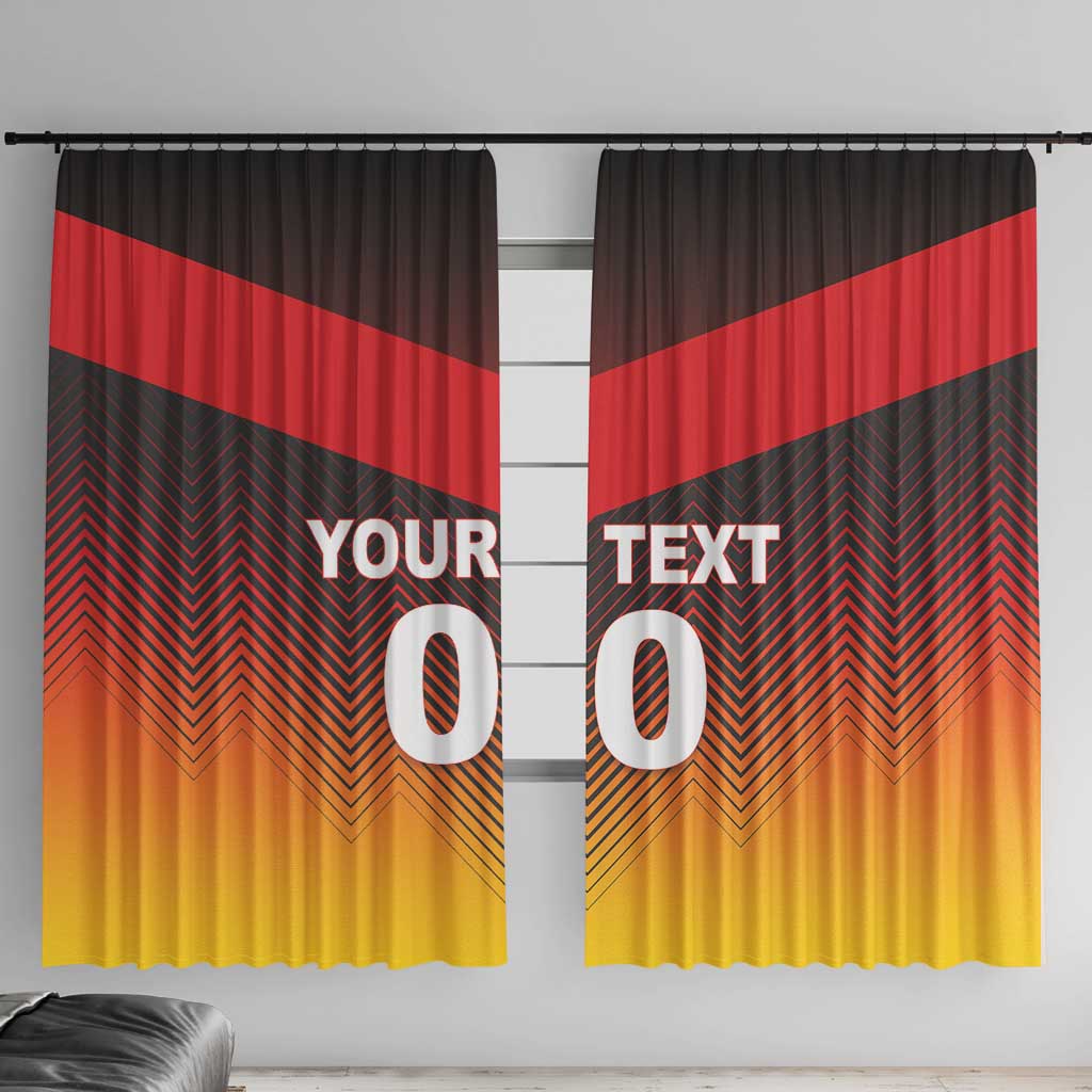 Custom Germany Football Window Curtain Special Flag Style - Wonder Print Shop