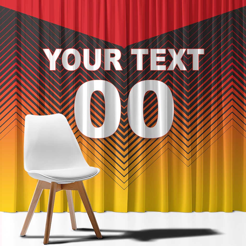 Custom Germany Football Window Curtain Special Flag Style - Wonder Print Shop