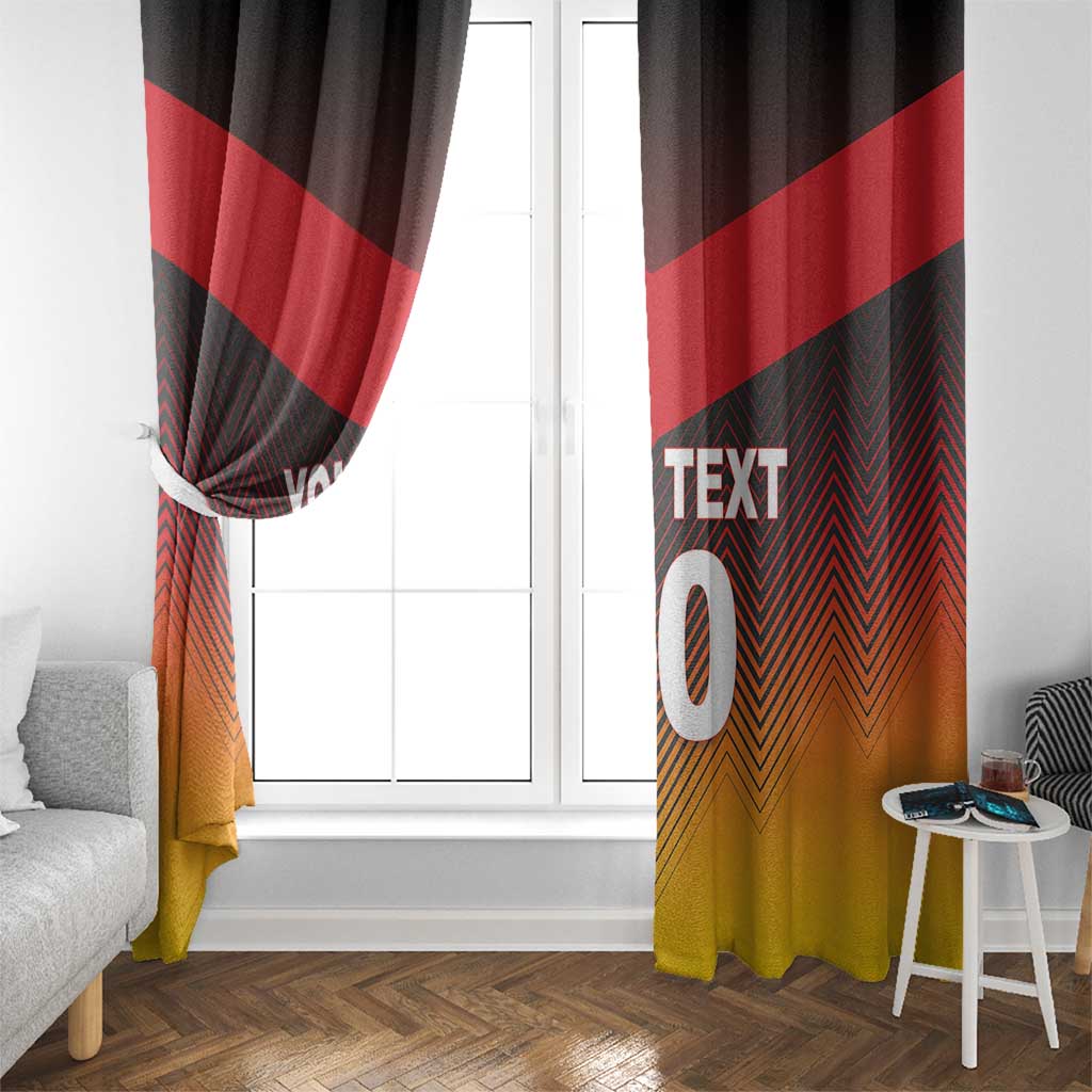 Custom Germany Football Window Curtain Special Flag Style - Wonder Print Shop