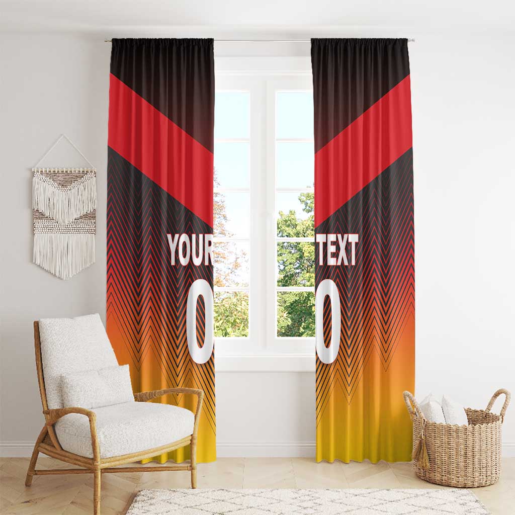 Custom Germany Football Window Curtain Special Flag Style - Wonder Print Shop