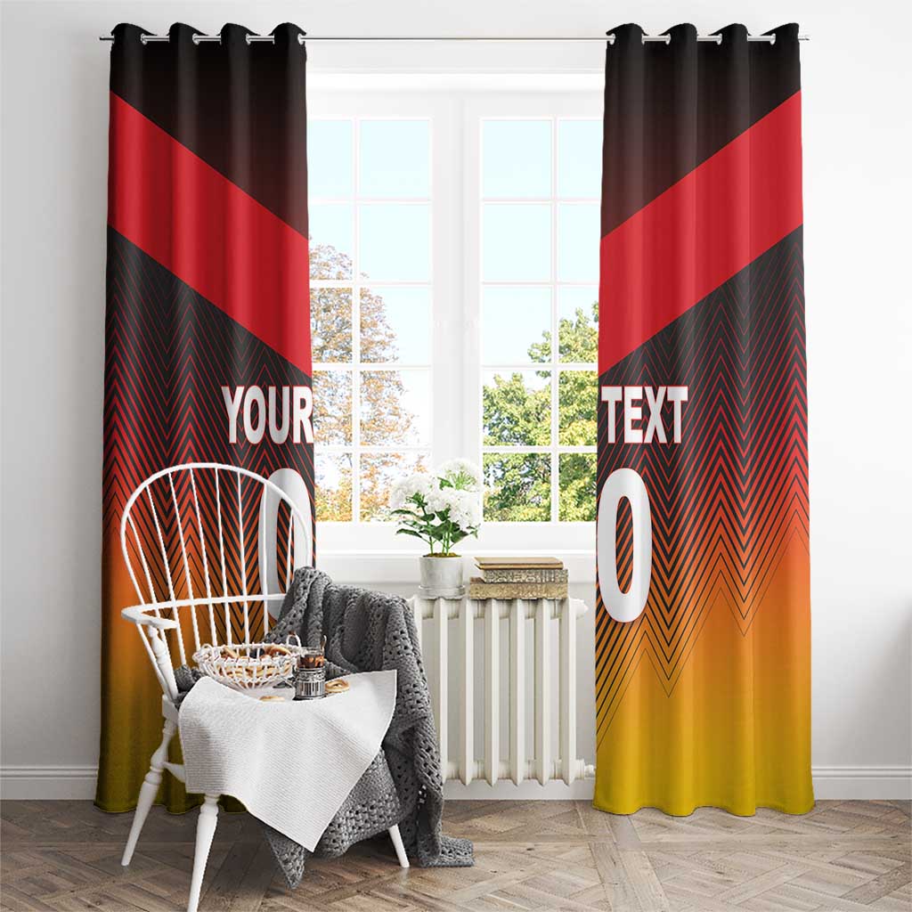 Custom Germany Football Window Curtain Special Flag Style - Wonder Print Shop