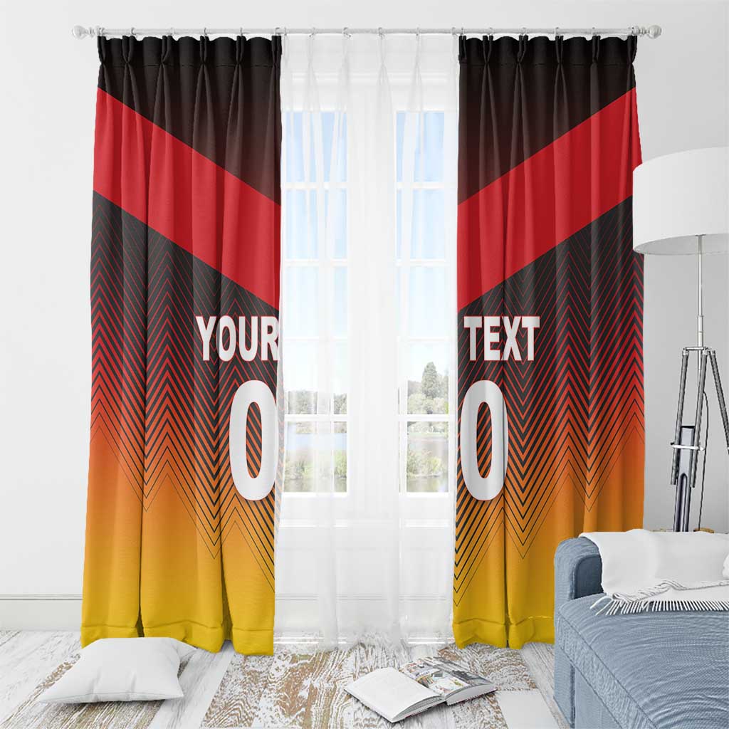 Custom Germany Football Window Curtain Special Flag Style - Wonder Print Shop