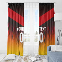 Custom Germany Football Window Curtain Special Flag Style - Wonder Print Shop