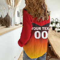 Custom Germany Football Women Casual Shirt Special Flag Style - Wonder Print Shop