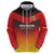 Custom Germany Football Zip Hoodie Special Flag Style - Wonder Print Shop