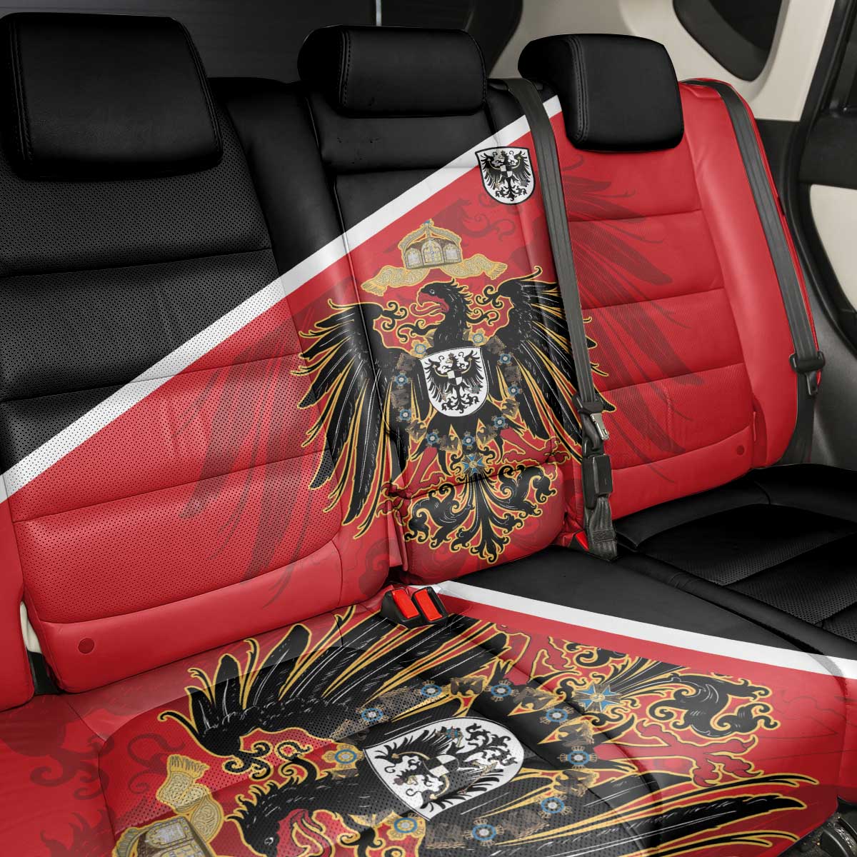 German Empire 1871-1918 Back Car Seat Cover Flag Color Inspiration - Wonder Print Shop