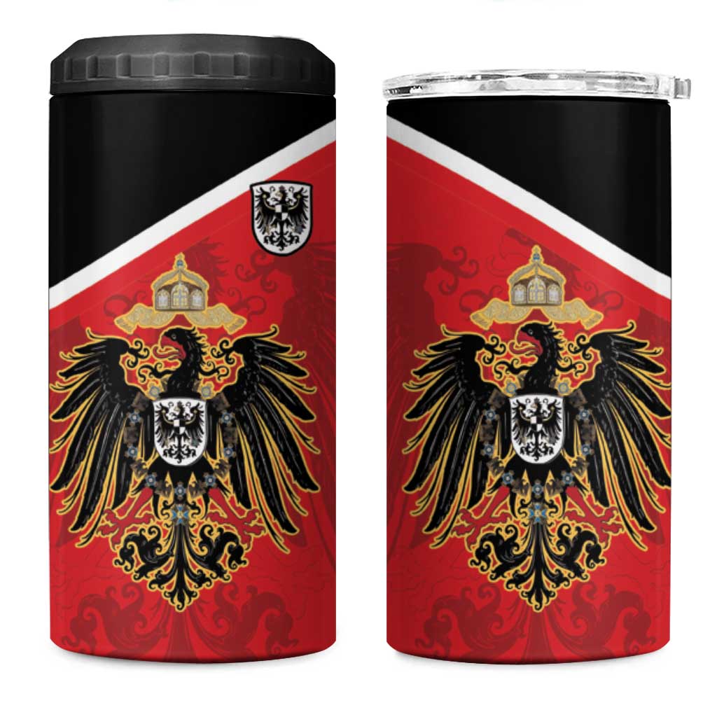 German Empire 1871-1918 4 in 1 Can Cooler Tumbler Flag Color Inspiration - Wonder Print Shop