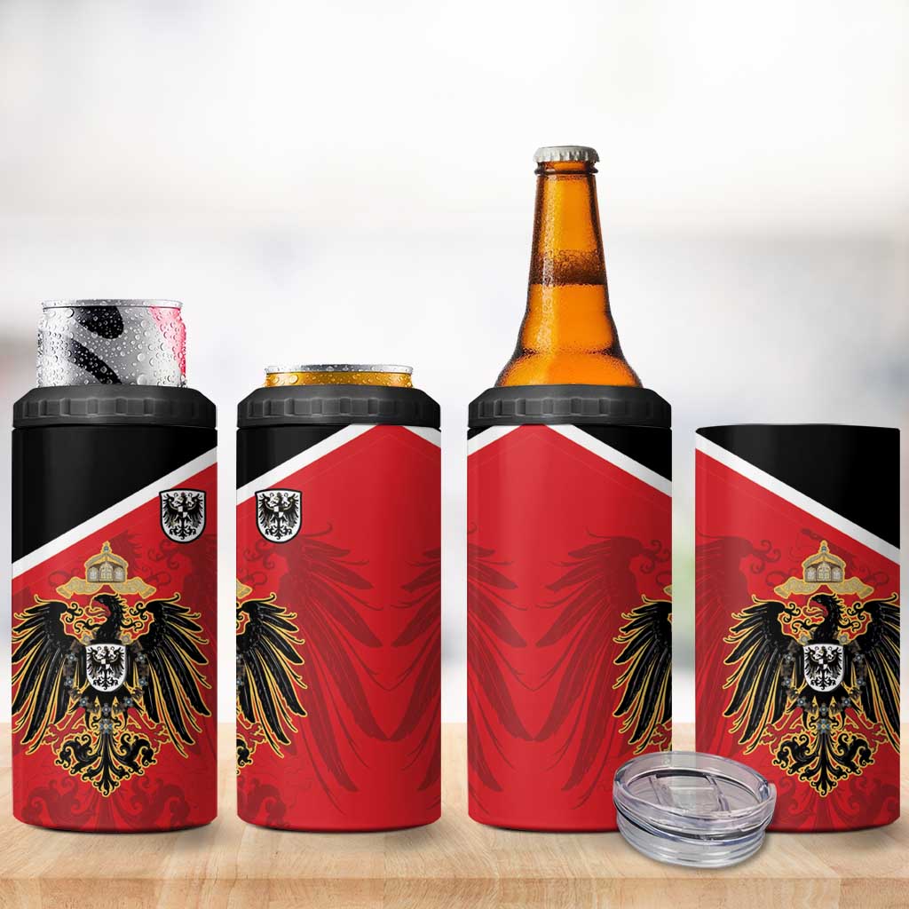 German Empire 1871-1918 4 in 1 Can Cooler Tumbler Flag Color Inspiration - Wonder Print Shop