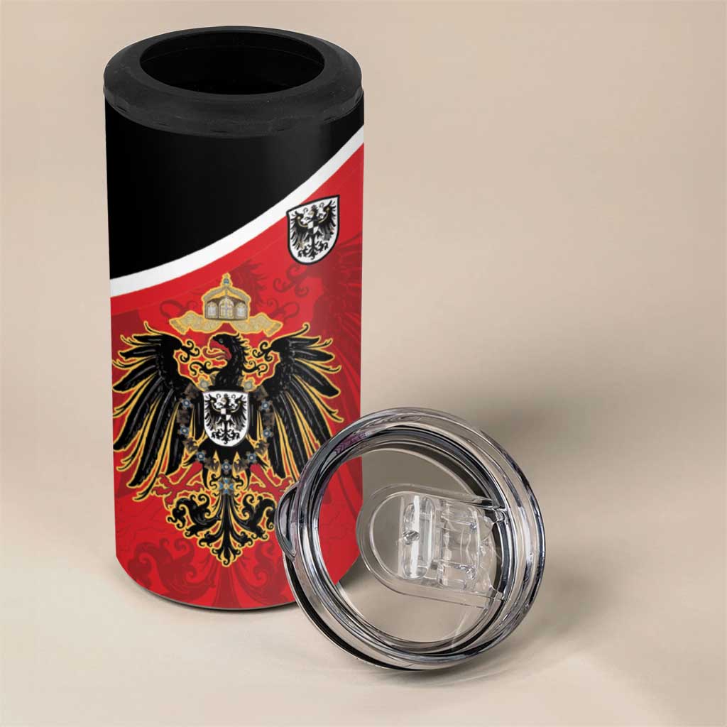 German Empire 1871-1918 4 in 1 Can Cooler Tumbler Flag Color Inspiration - Wonder Print Shop