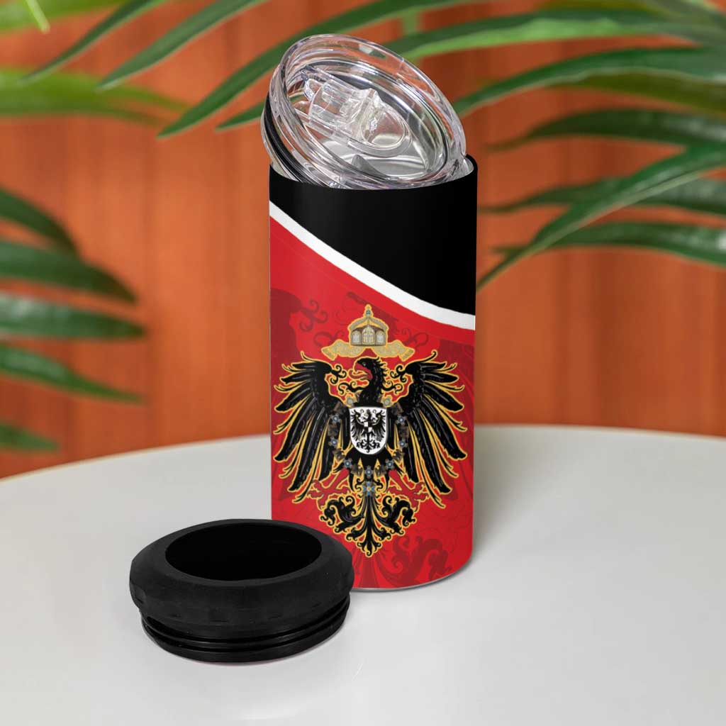 German Empire 1871-1918 4 in 1 Can Cooler Tumbler Flag Color Inspiration - Wonder Print Shop