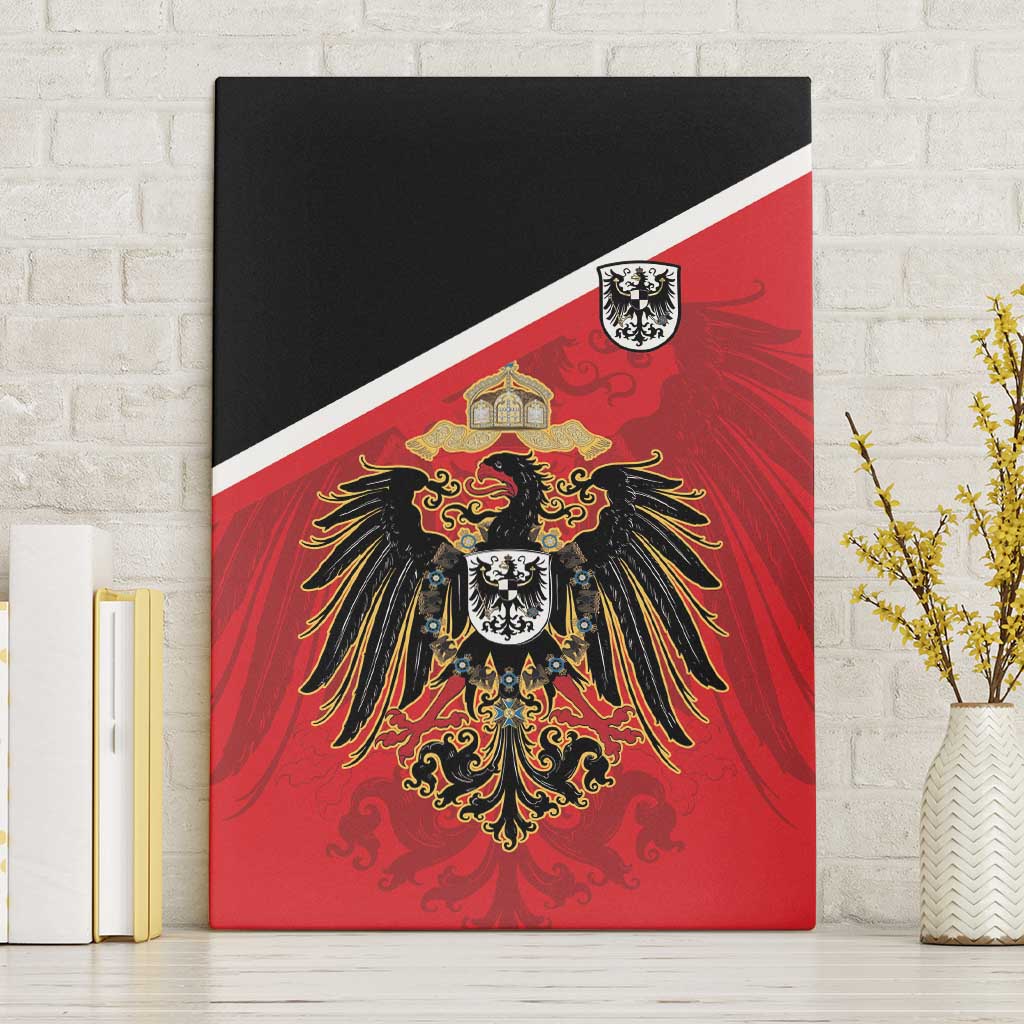German Empire 1871-1918 Canvas Wall Art Flag Color Inspiration - Wonder Print Shop