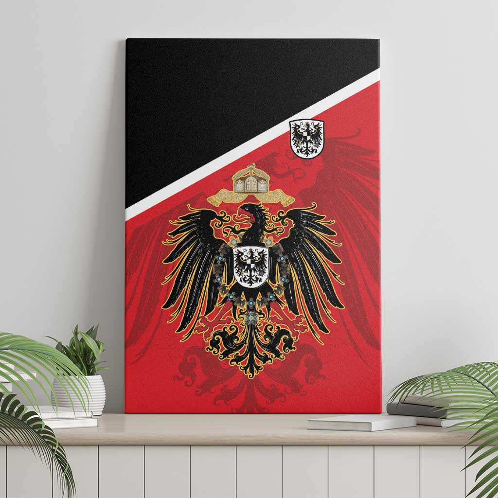 German Empire 1871-1918 Canvas Wall Art Flag Color Inspiration - Wonder Print Shop