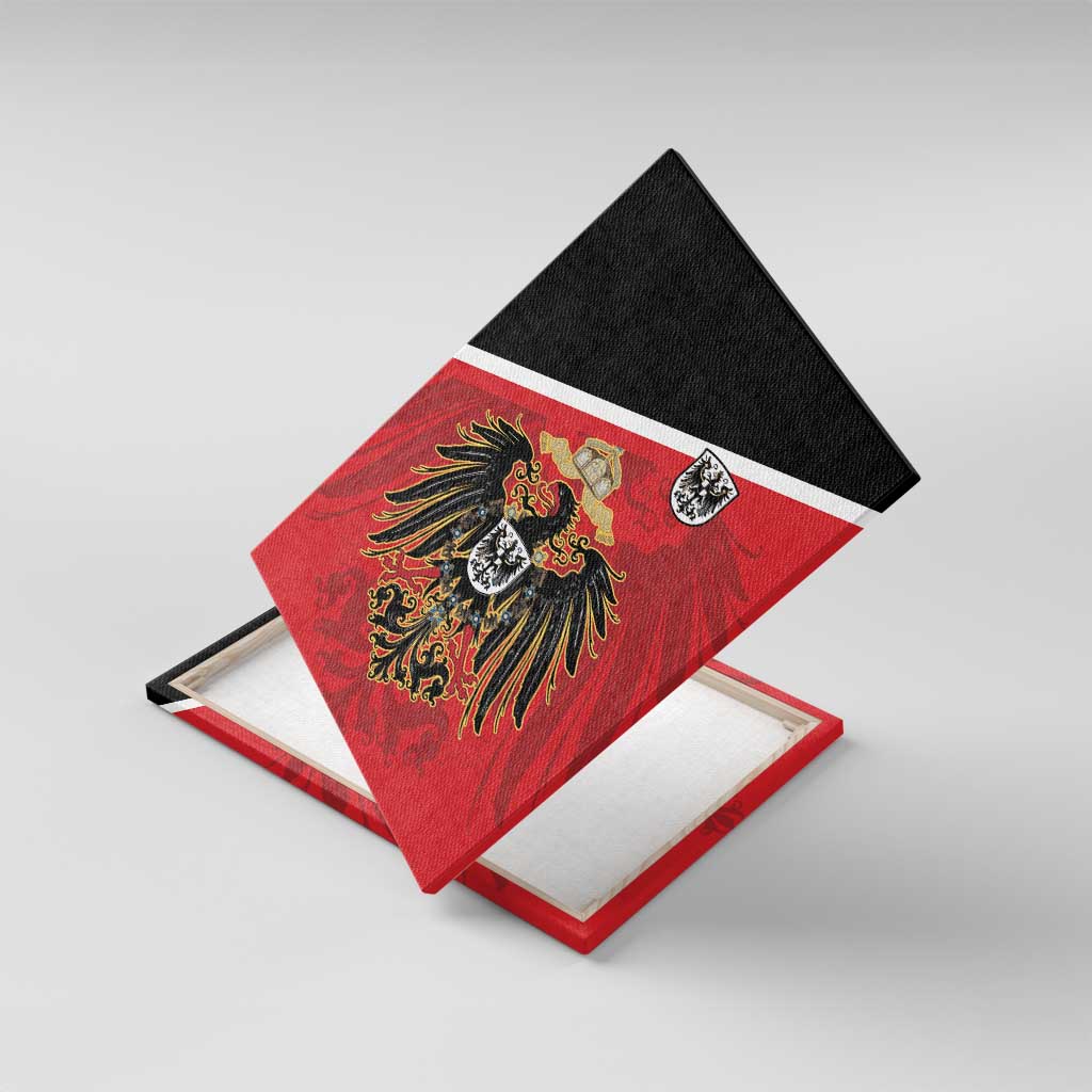 German Empire 1871-1918 Canvas Wall Art Flag Color Inspiration - Wonder Print Shop