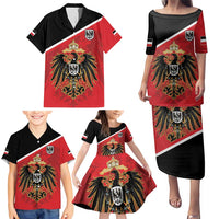 German Empire 1871-1918 Family Matching Puletasi and Hawaiian Shirt Flag Color Inspiration - Wonder Print Shop