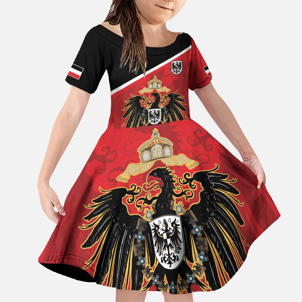 German Empire 1871-1918 Family Matching Tank Maxi Dress and Hawaiian Shirt Flag Color Inspiration - Wonder Print Shop