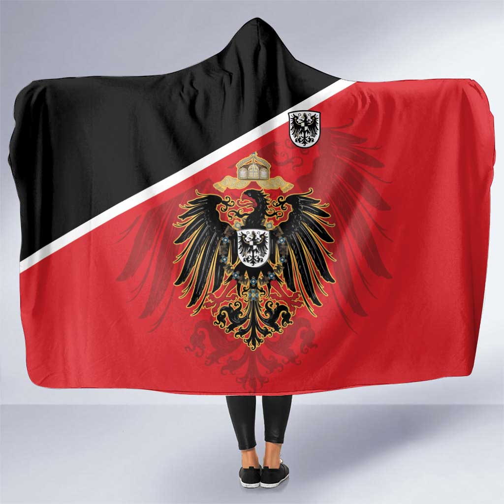 German Empire 1871-1918 Hooded Blanket Flag Color Inspiration - Wonder Print Shop