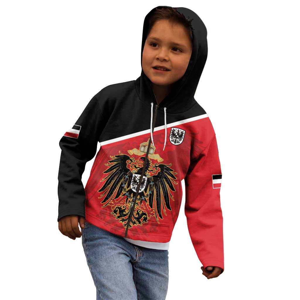 German Empire 1871-1918 Kid Hoodie Flag Color Inspiration - Wonder Print Shop