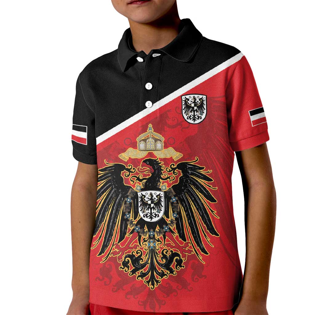 German Empire 1871-1918 Kid Polo Shirt Flag Color Inspiration - Wonder Print Shop