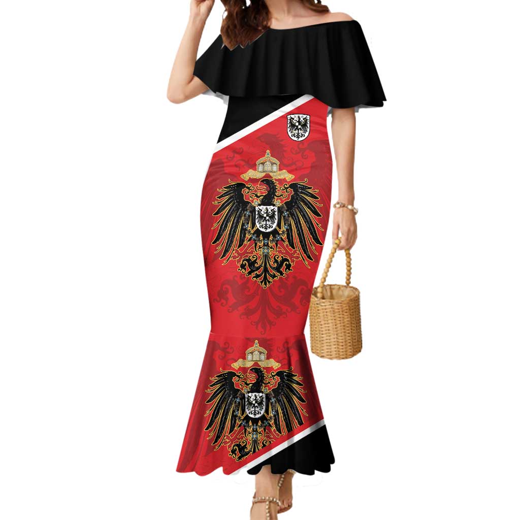 German Empire 1871-1918 Mermaid Dress Flag Color Inspiration - Wonder Print Shop