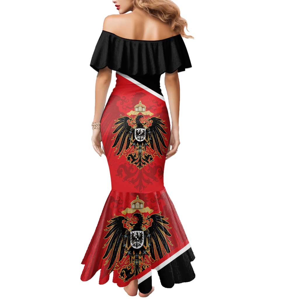 German Empire 1871-1918 Mermaid Dress Flag Color Inspiration - Wonder Print Shop
