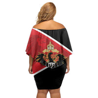 German Empire 1871-1918 Off Shoulder Short Dress Flag Color Inspiration - Wonder Print Shop