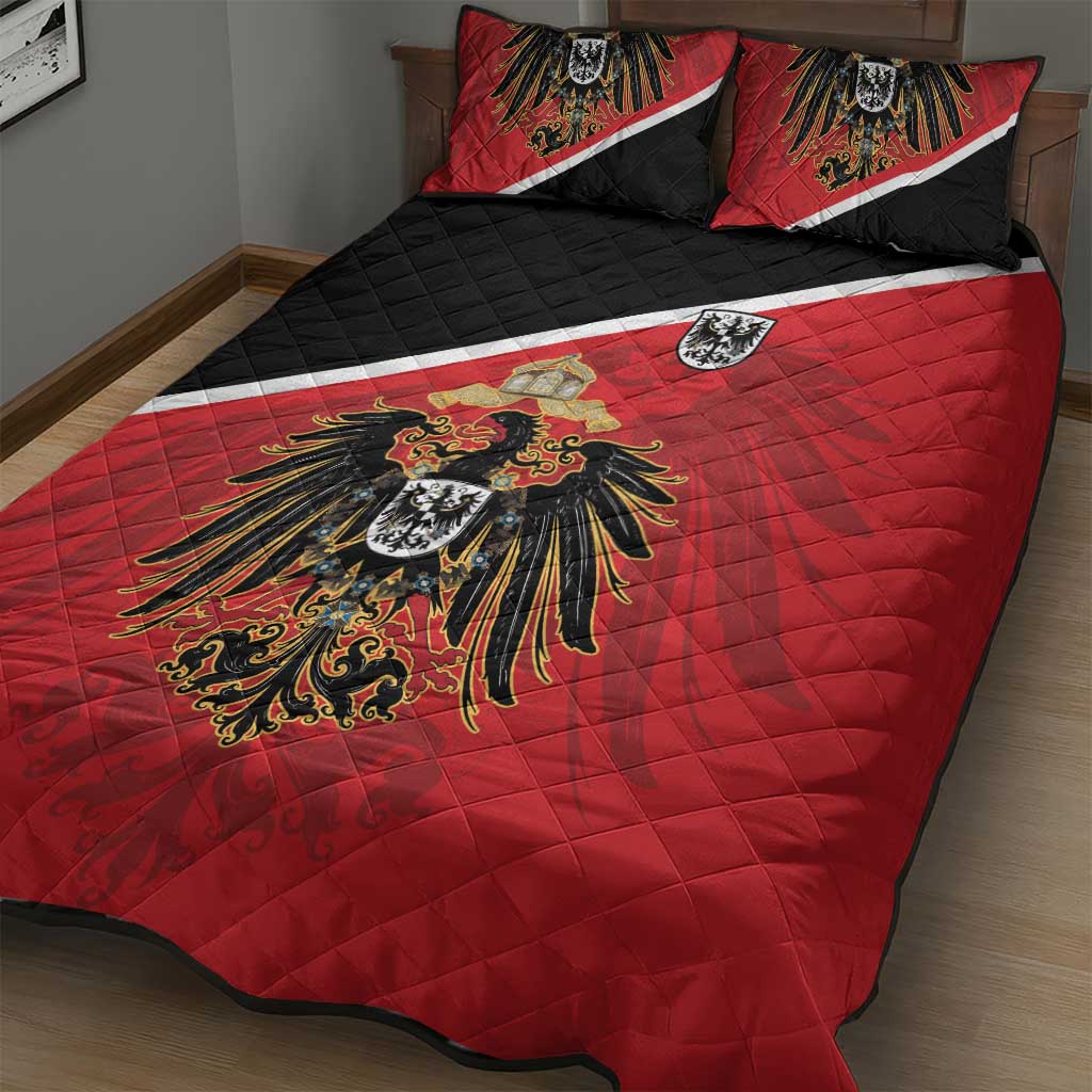 German Empire 1871-1918 Quilt Bed Set Flag Color Inspiration - Wonder Print Shop