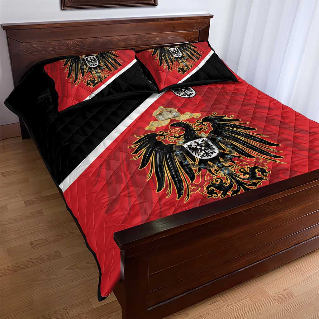German Empire 1871-1918 Quilt Bed Set Flag Color Inspiration - Wonder Print Shop