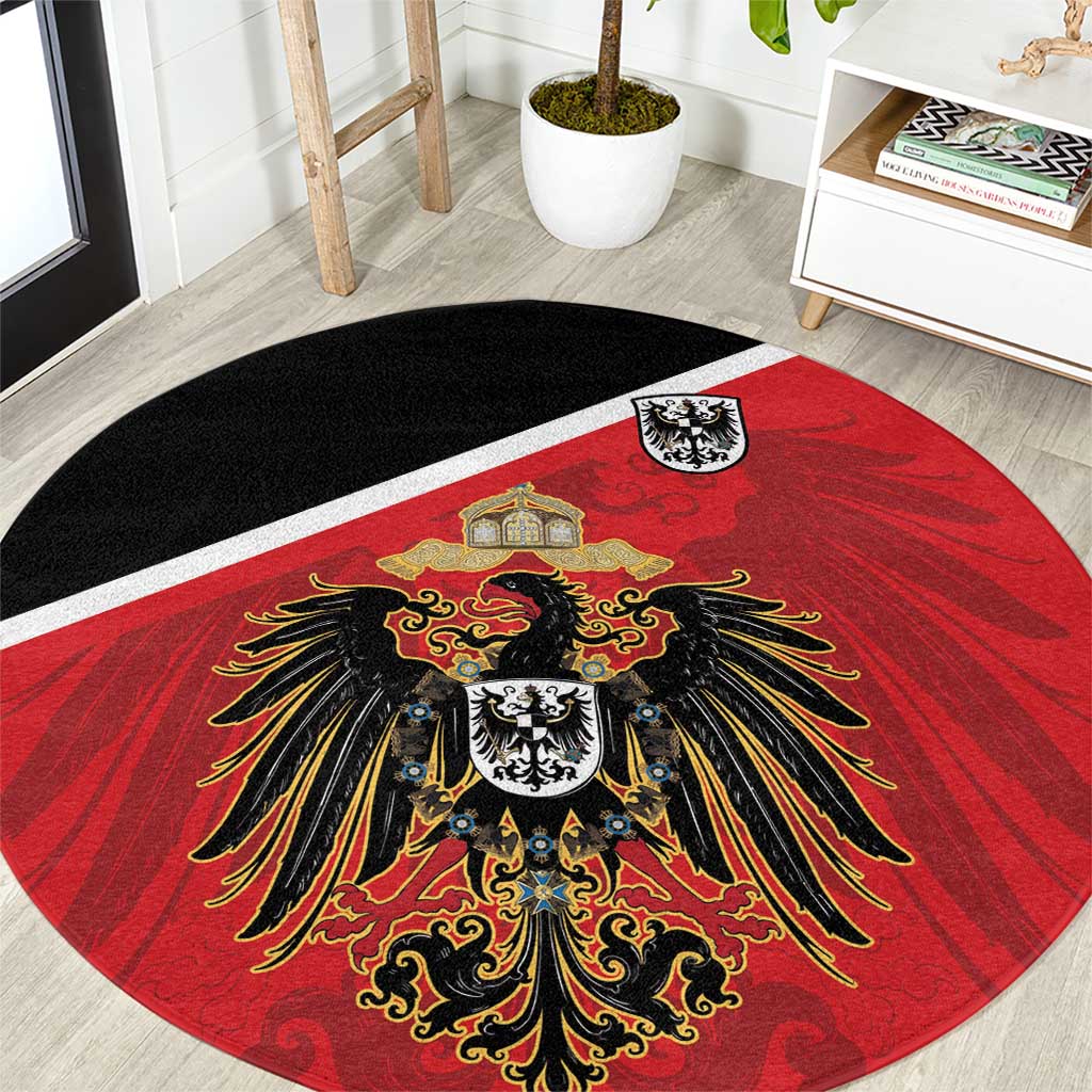 German Empire 1871-1918 Round Carpet Flag Color Inspiration - Wonder Print Shop