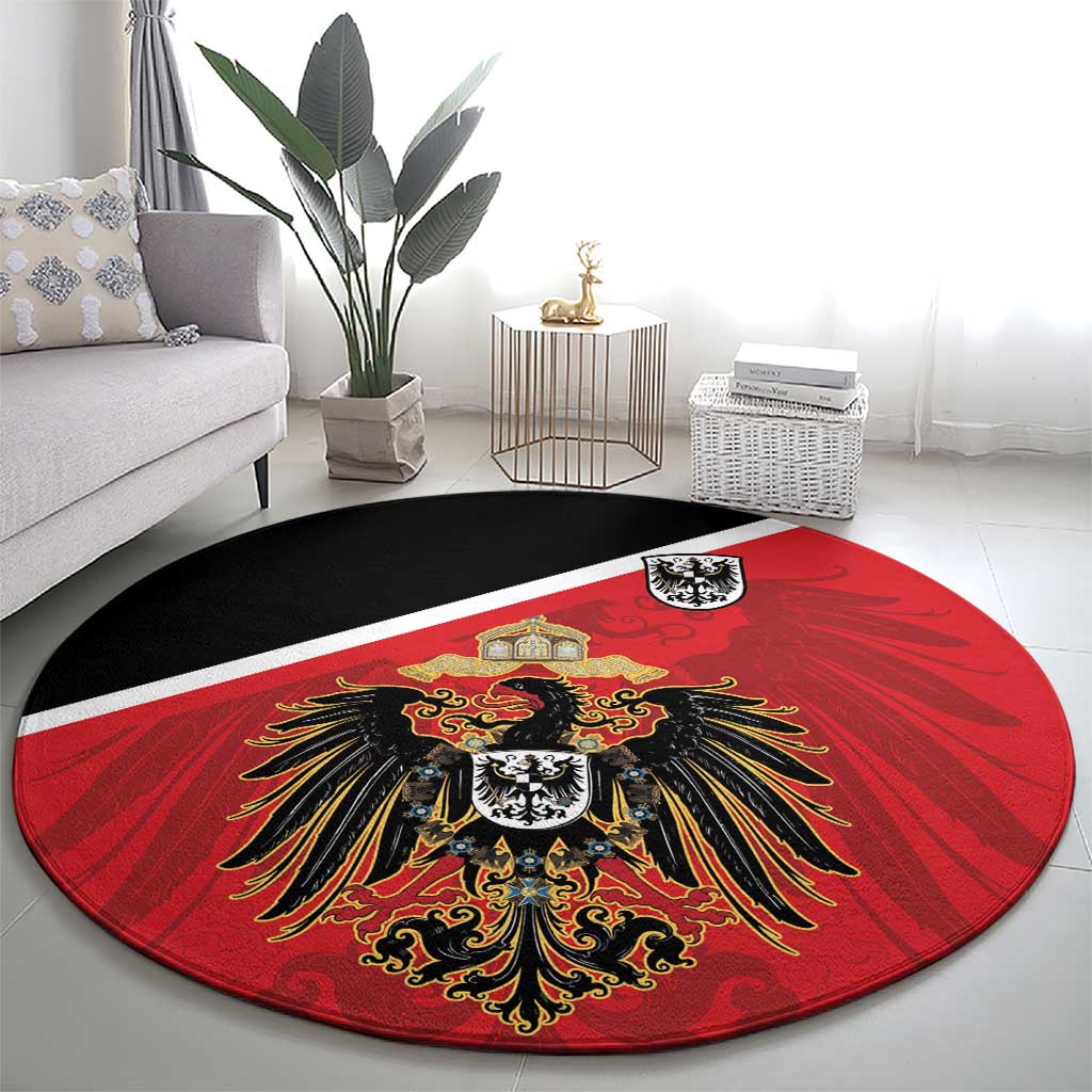 German Empire 1871-1918 Round Carpet Flag Color Inspiration - Wonder Print Shop