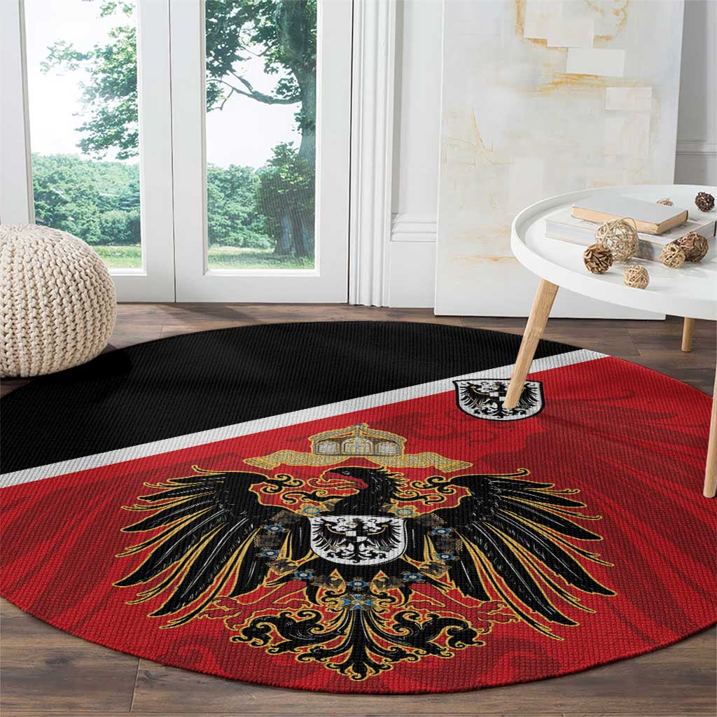 German Empire 1871-1918 Round Carpet Flag Color Inspiration - Wonder Print Shop