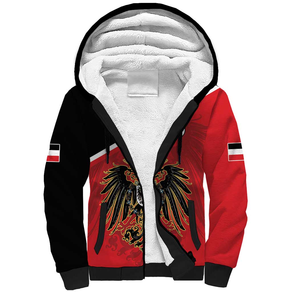 German Empire 1871-1918 Sherpa Hoodie Flag Color Inspiration - Wonder Print Shop