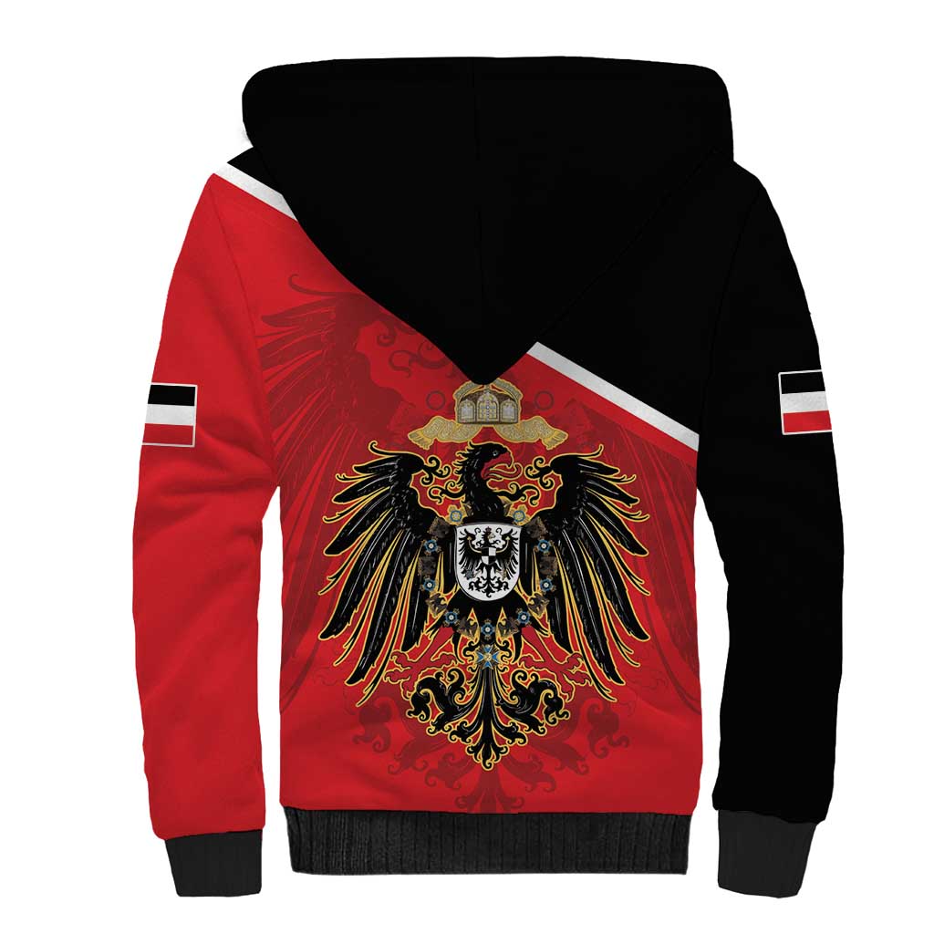 German Empire 1871-1918 Sherpa Hoodie Flag Color Inspiration - Wonder Print Shop