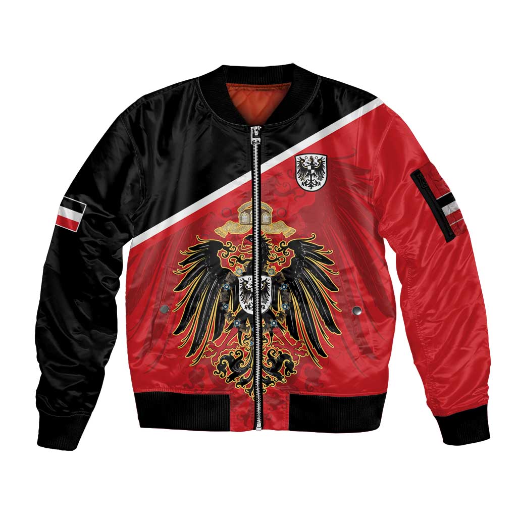 German Empire 1871-1918 Sleeve Zip Bomber Jacket Flag Color Inspiration - Wonder Print Shop