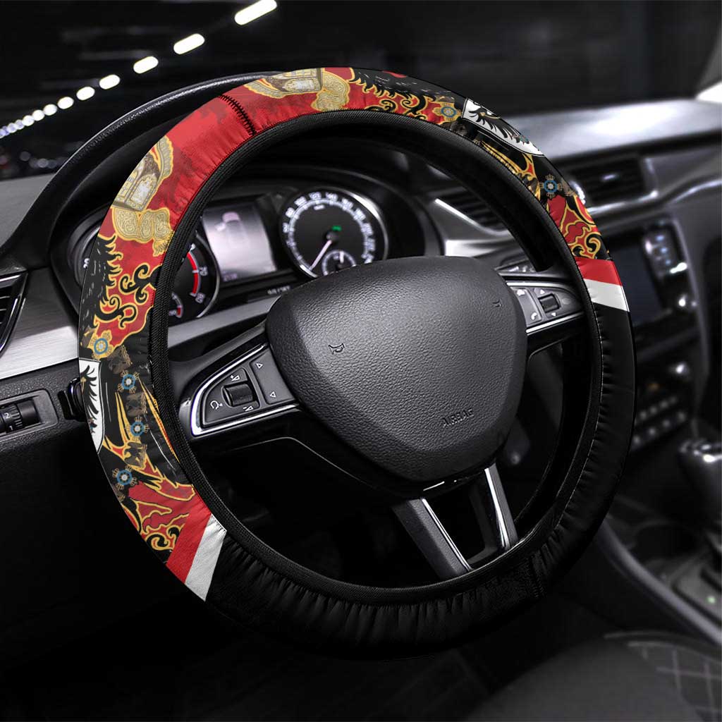 German Empire 1871-1918 Steering Wheel Cover Flag Color Inspiration - Wonder Print Shop